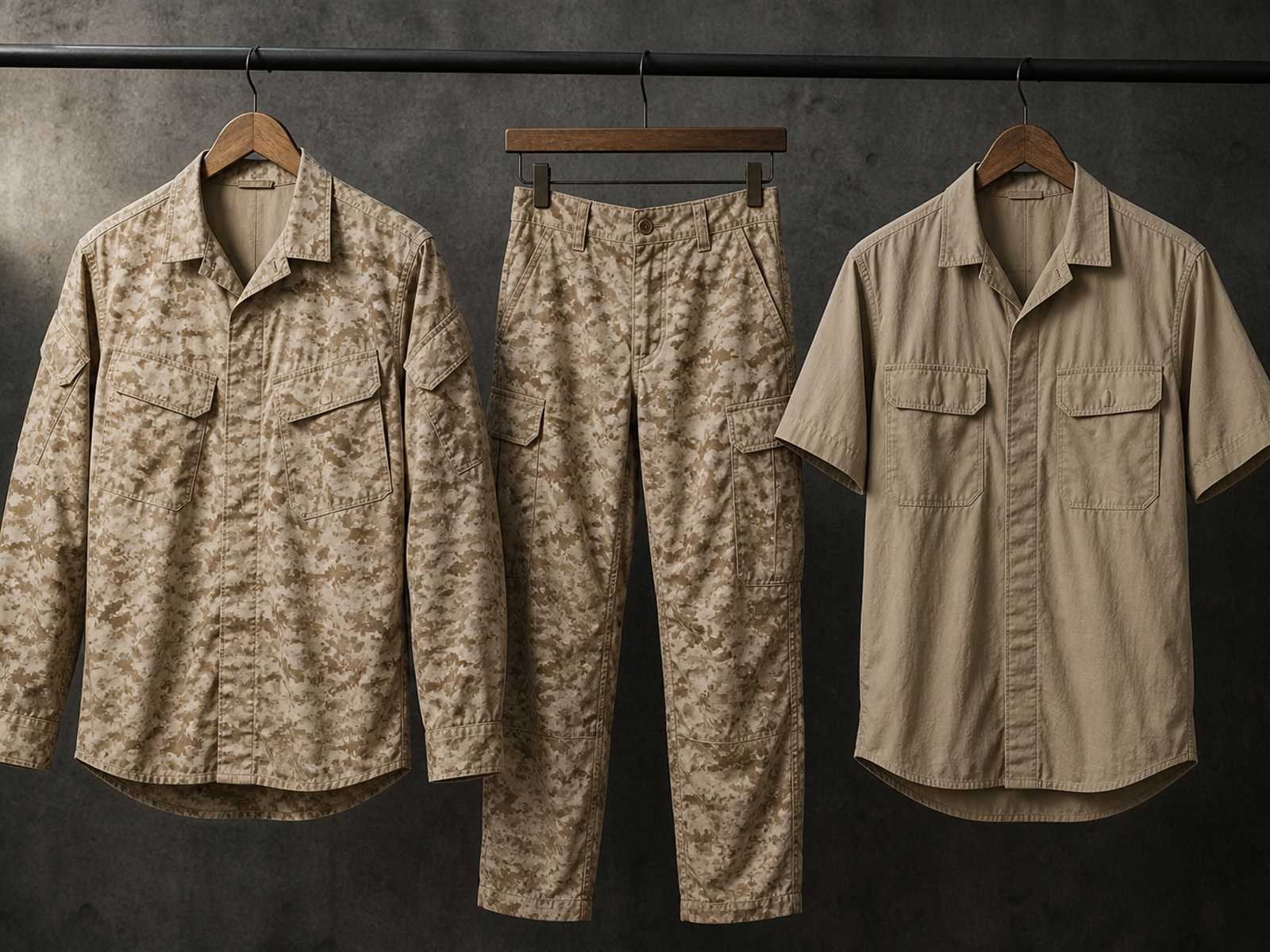 Hot weather tactical clothing set with lightweight quick-dry fabric and ventilation panels made for OEM buyers