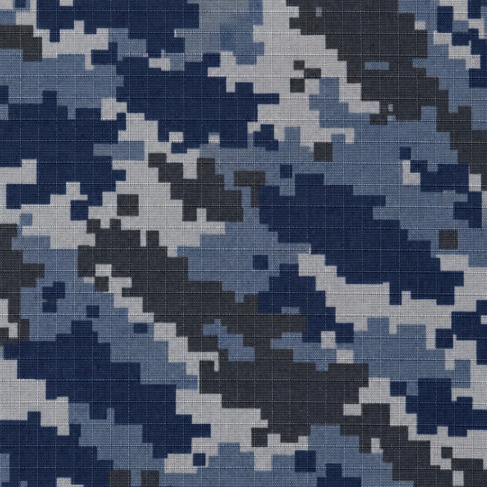 Photographie sur tissu réel du motif Bleu